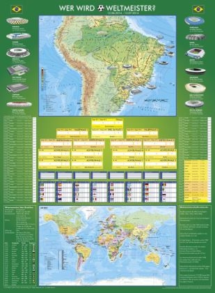 Wer wird Weltmeister? - Poster gerollt zur Fu&szlig;ball-WM 2014