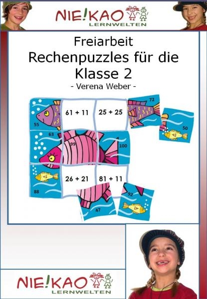 Freiarbeit - Rechenpuzzles f&uuml;r die Klasse 2 - Verena Weber