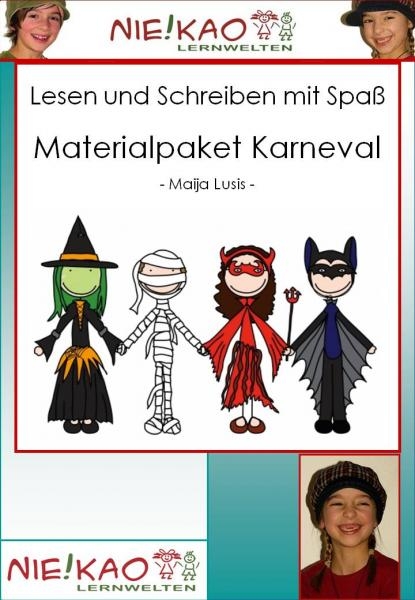 Lesen und Schreiben mit Spa&szlig; - Materialpaket Karneval - Maija Lusis