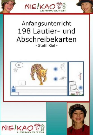 Anfangsunterricht - 198 Lautier- und Abschreibekarten