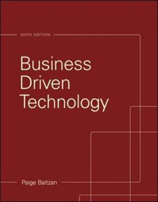 Business Driven Technology - Paige Baltzan