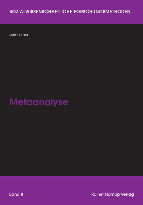 Metaanalyse - Martin Eisend