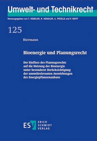 Bioenergie und Planungsrecht