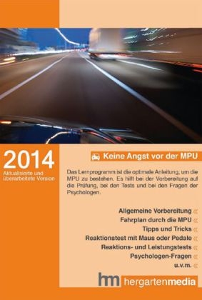 Keine Angst vor der MPU 2014, 1 CD-ROM