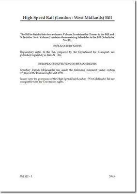 High Speed Rail (London - West Midlands) Bill