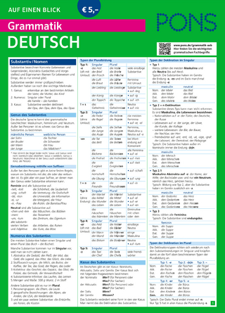 PONS Grammatik auf einen Blick Deutsch