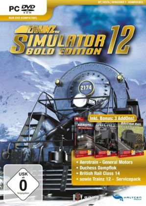 Trainz Simulator 12 Gold Edition, DVD-ROM