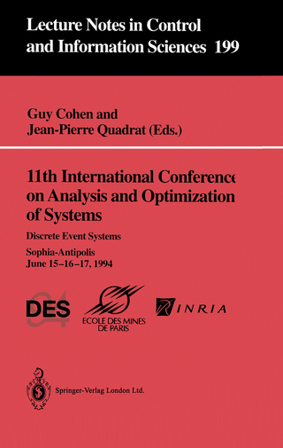 11th International Conference on Analysis and Optimization of Systems: Discrete Event Systems