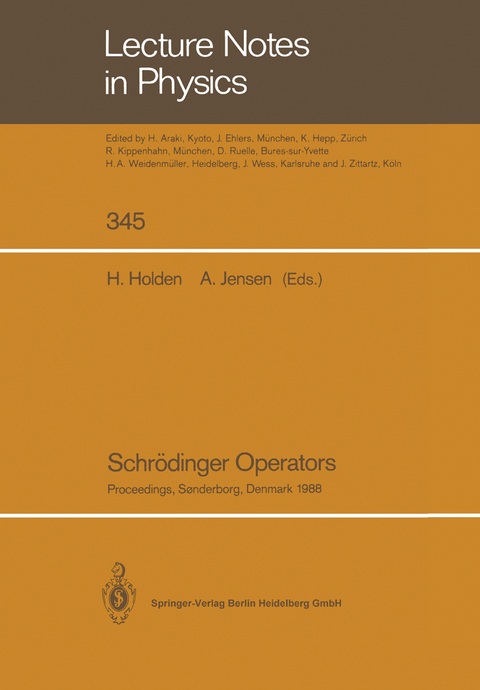 Schr&ouml;dinger Operators - 