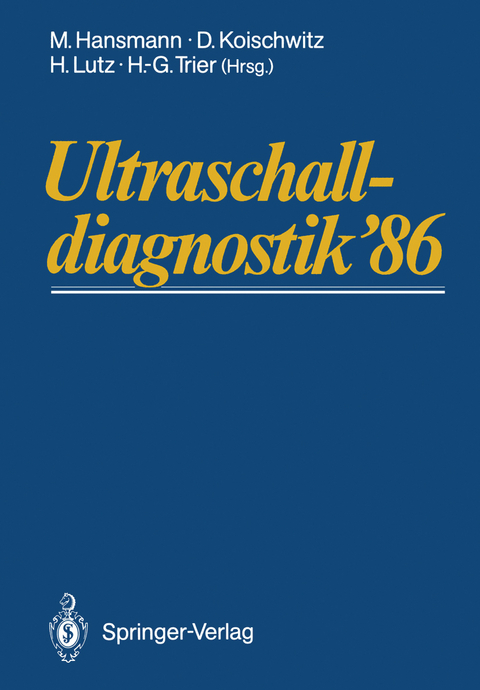 Ultraschalldiagnostik ’86 - 