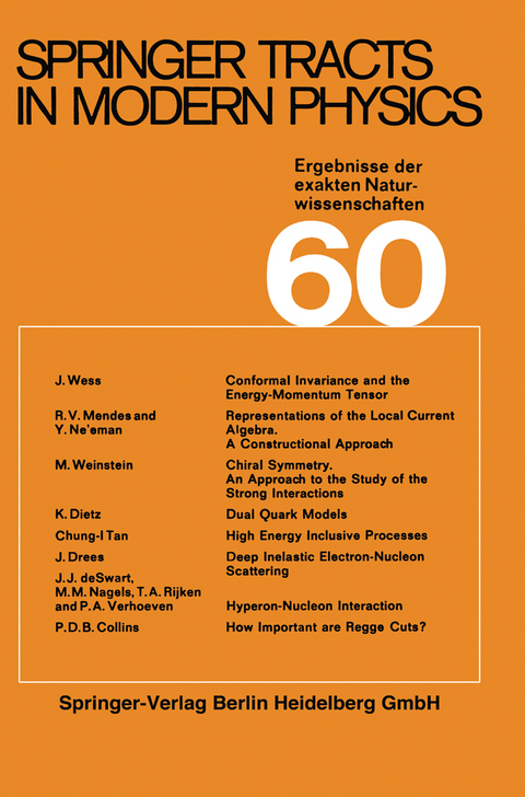 Springer Tracts in Modern Physics - G. H&ouml;hler