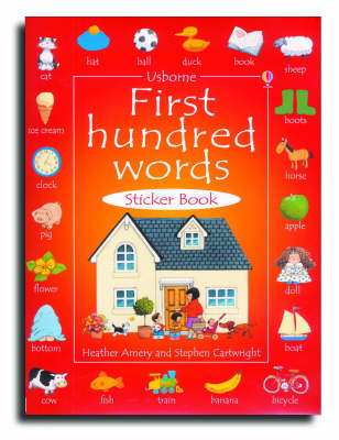First 100 Words in English Sticker Book