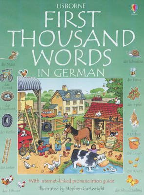 First Thousand Words in German - Heather Amery, Stephen Cartwright