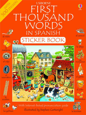 First 1000 Words In Spanish Sticker Book