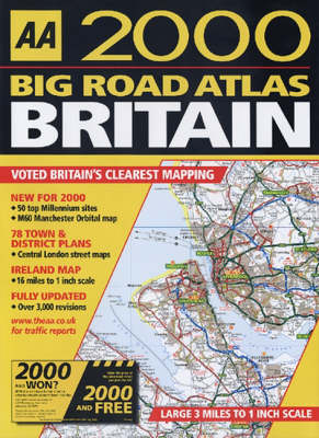 Big Road Atlas Britain -  Automobile Association