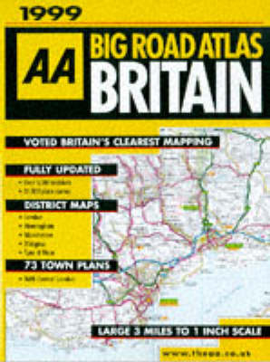 Big Road Atlas Britain -  Automobile Association