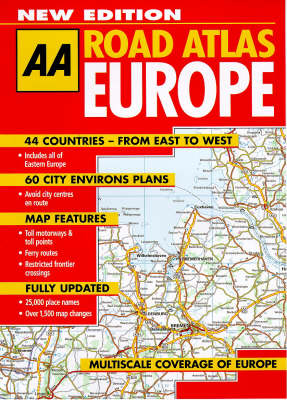 Road Atlas Europe -  Automobile Association