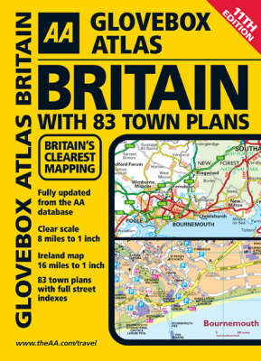 Glovebox Atlas Britain with 83 Town Plans