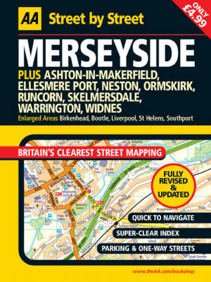 AA Street by Street Merseyside Midi