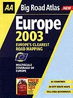 Big Road Atlas Europe -  Automobile Association