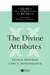 The Divine Attributes - Joshua Hoffman, Gary S. Rosenkrantz