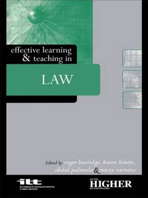 EFFECTIVE LEARNING & TEACHING IN LAW