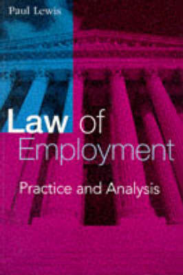 The Law of Employment - Paul Lewis