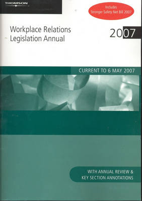 Workplace Relations Legislation Annual - Peter Handford