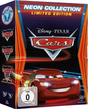 Cars 1 + Cars 2 + Hook Neon, 3 DVDs