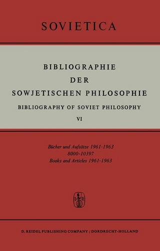 Bibliographie der Sowjetischen Philosophie