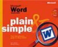 Microsoft Word Version 2002 Plain & Simple - Gerald Joyce, Marianne Moon