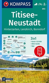 KOMPASS Wanderkarte Titisee-Neustadt - 