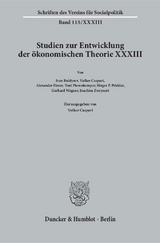 Kontinuit&auml;t und Wandel in der Institutionen&ouml;konomie. - 