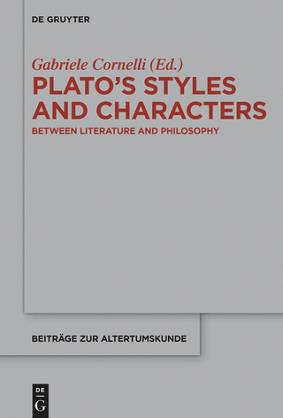 Plato's Styles and Characters