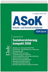 ASoK-Spezial Sozialversicherung kompakt 2018 - Wolfgang H&ouml;fle, Martin Freudhofmeier