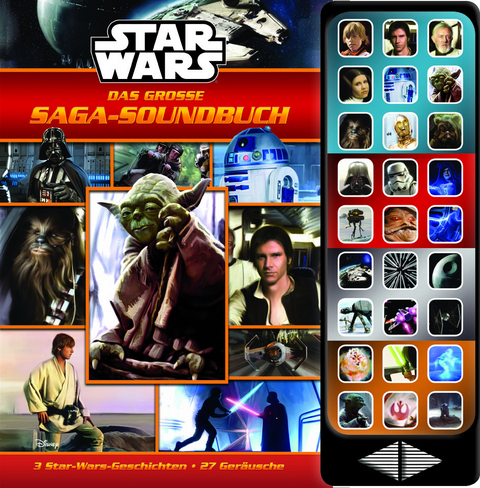 Star Wars: Das gro&szlig;e Saga-Soundbuch, m. Soundeffekten