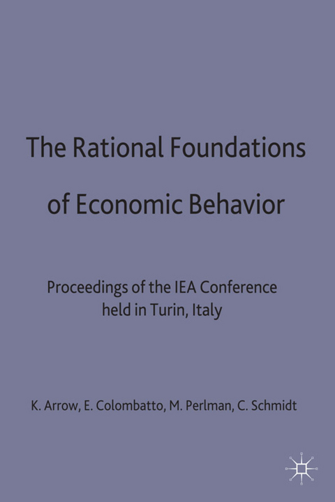 The Rational Foundations of Economic Behaviour - 