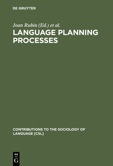 Language Planning Processes - 