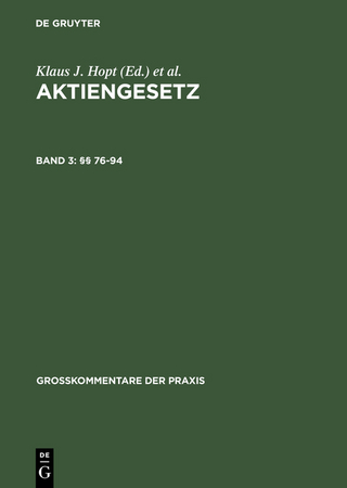 Aktiengesetz / §§ 76-94