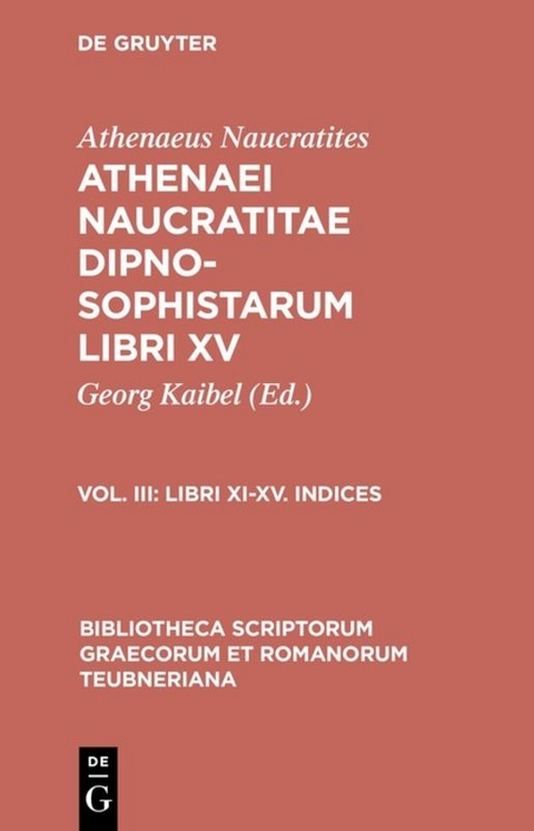 Libri XI-XV. Indices - 