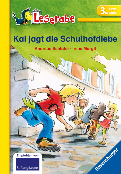 Leserabe Schulausgabe in Broschur - Kai jagt die Schulhofdiebe - Irene Margil, Andreas Schl&uuml;ter