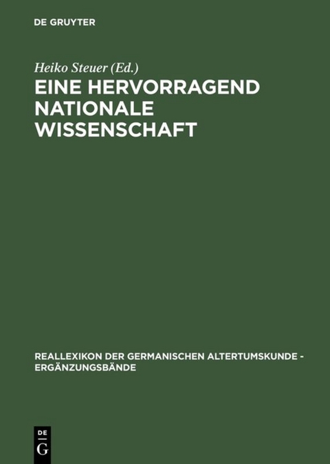 Eine hervorragend nationale Wissenschaft - 