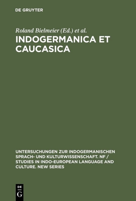 Indogermanica et Caucasica - 