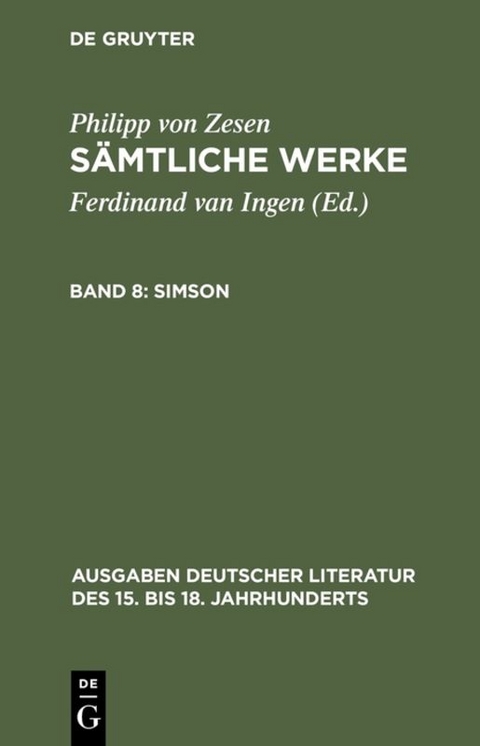Simson - Philipp von Zesen