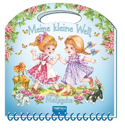 Maltasche "Meine kleine Welt" mit Glitzercover