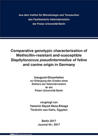 Comparative genotypic characterization of Methicillin-resistant and-susceptible Staphylococcus pseudintermedius of feline and canine origin in Germany