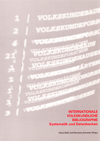 Internationale Volkskundliche Bibliographie. Systematik und Datenbanken