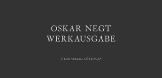Oskar Negt | Werkausgabe