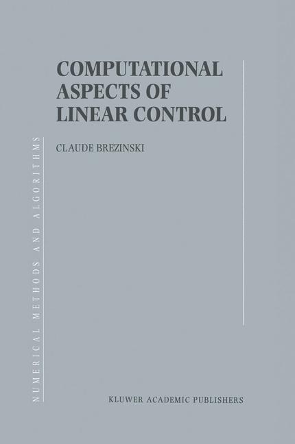 Computational Aspects of Linear Control -  Claude Brezinski