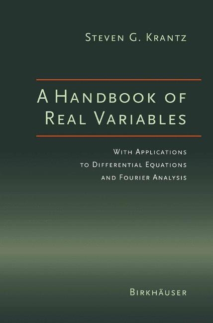 Handbook of Real Variables -  Steven G. Krantz